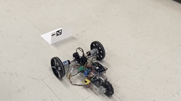 Maze navigation robot demo